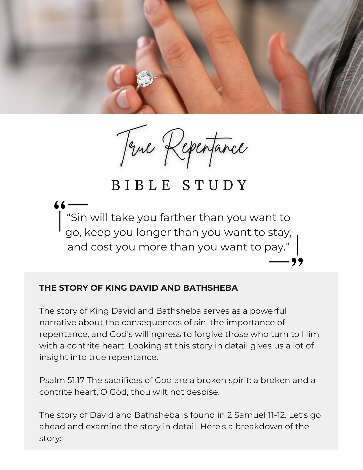 True Repentance Mini Digital Bible Study