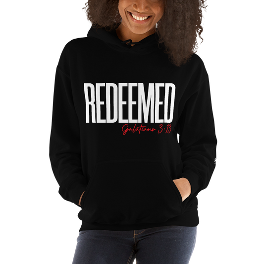 Redeemed ™  Hoodie- Galatians 3: BLACK