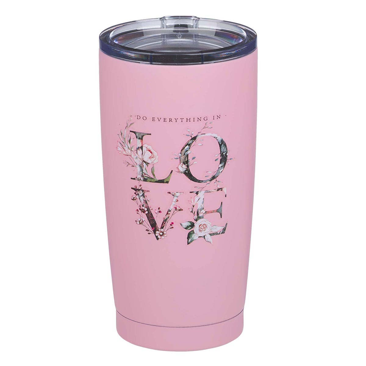 Do Everything In Love Stainless Steel Mug in Pink