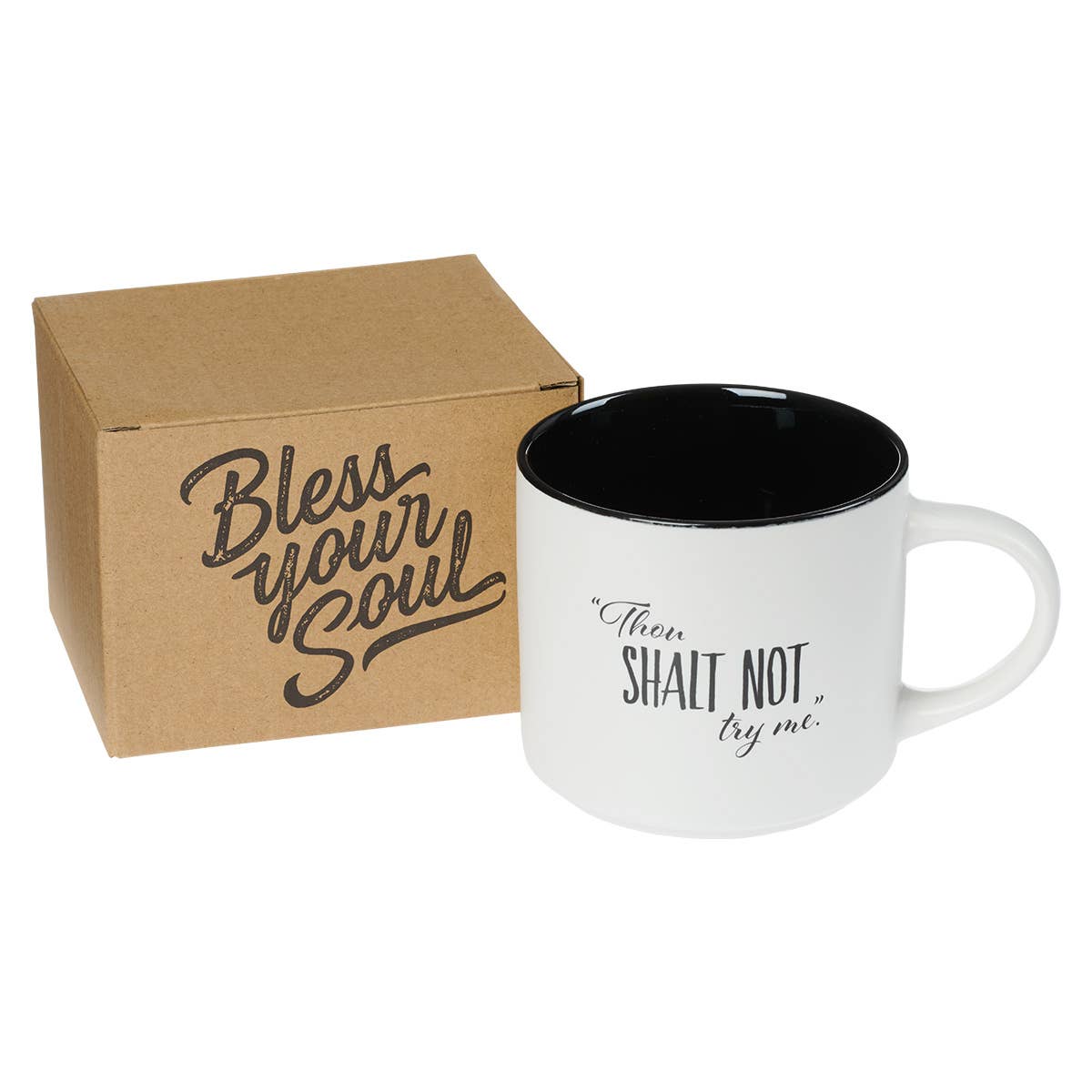 Thou Shalt Not Try Me Ceramic Mug